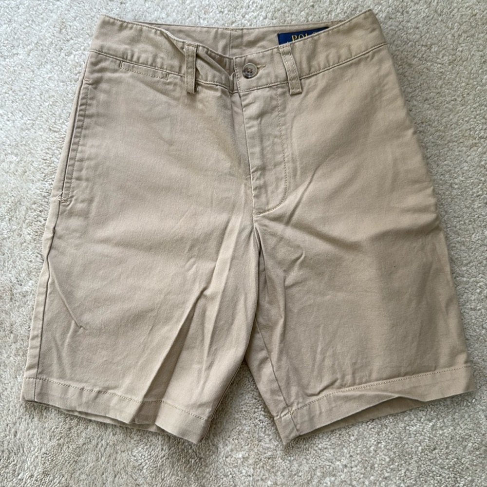 Polo by Ralph Lauren Khaki Flat Front Shorts